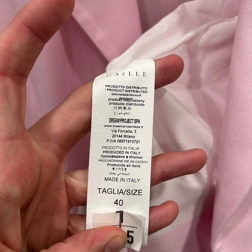 GAeLLE Paris Pink Blazer Suit Jacket Double Breasted - Picture 8 of 9